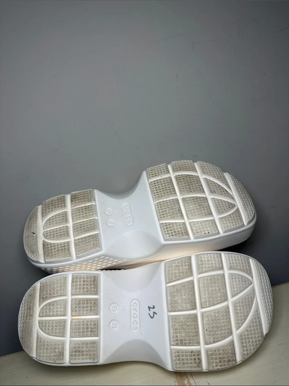 CROCS platform mules